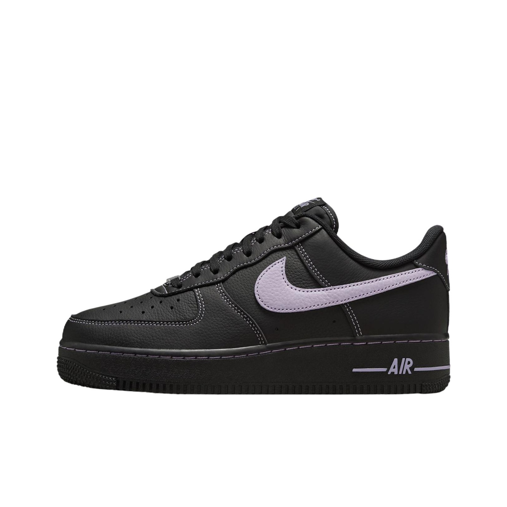 Nike Shoes Air Force 1 - ナイキ エアフォース1 通気性のあるローカットスケートボードシューズ ユニセックス ブラック パープル