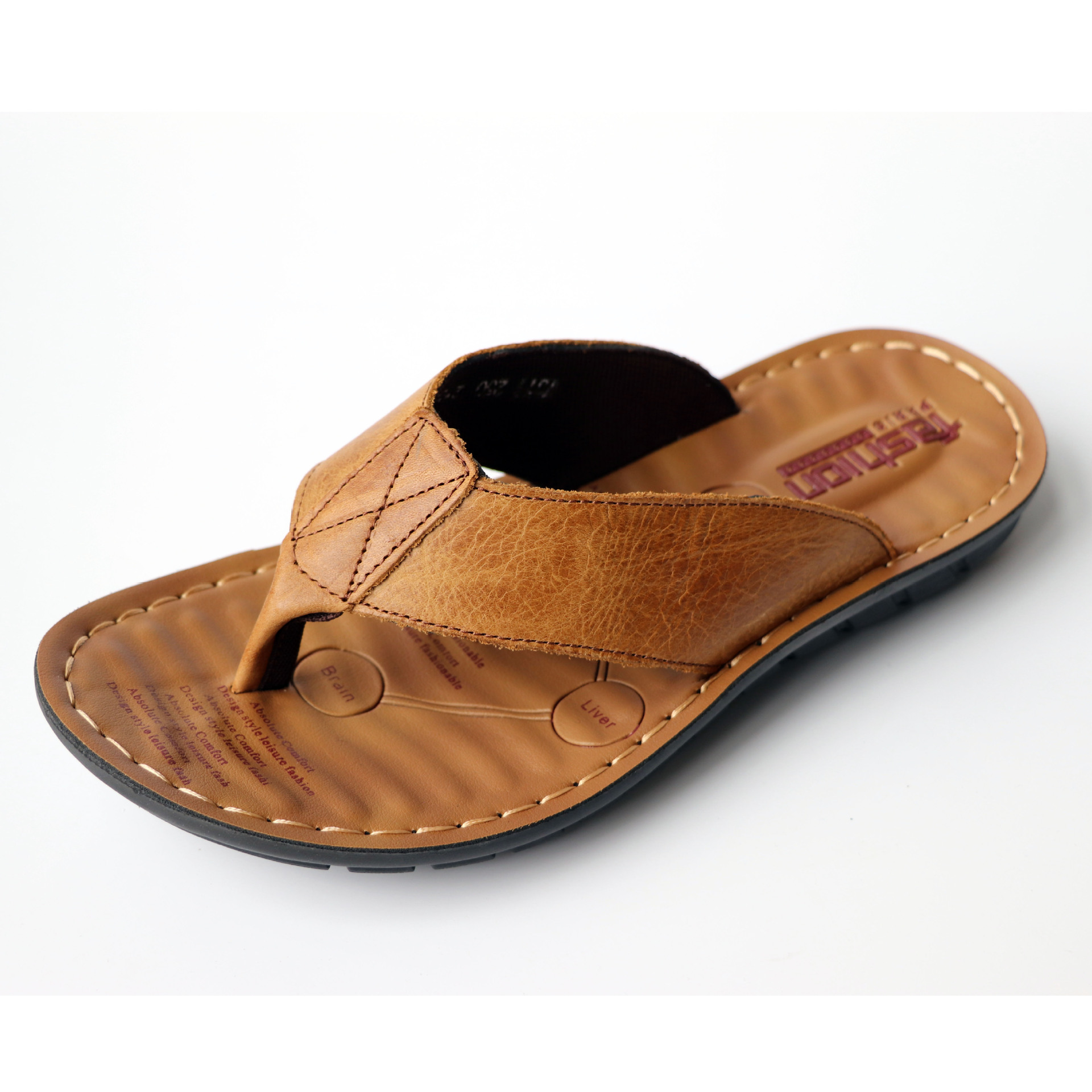 2026 シューズ レザー メンズ ビーチサンダル アウトド - Flip Flop Leather Men のレビューと価格