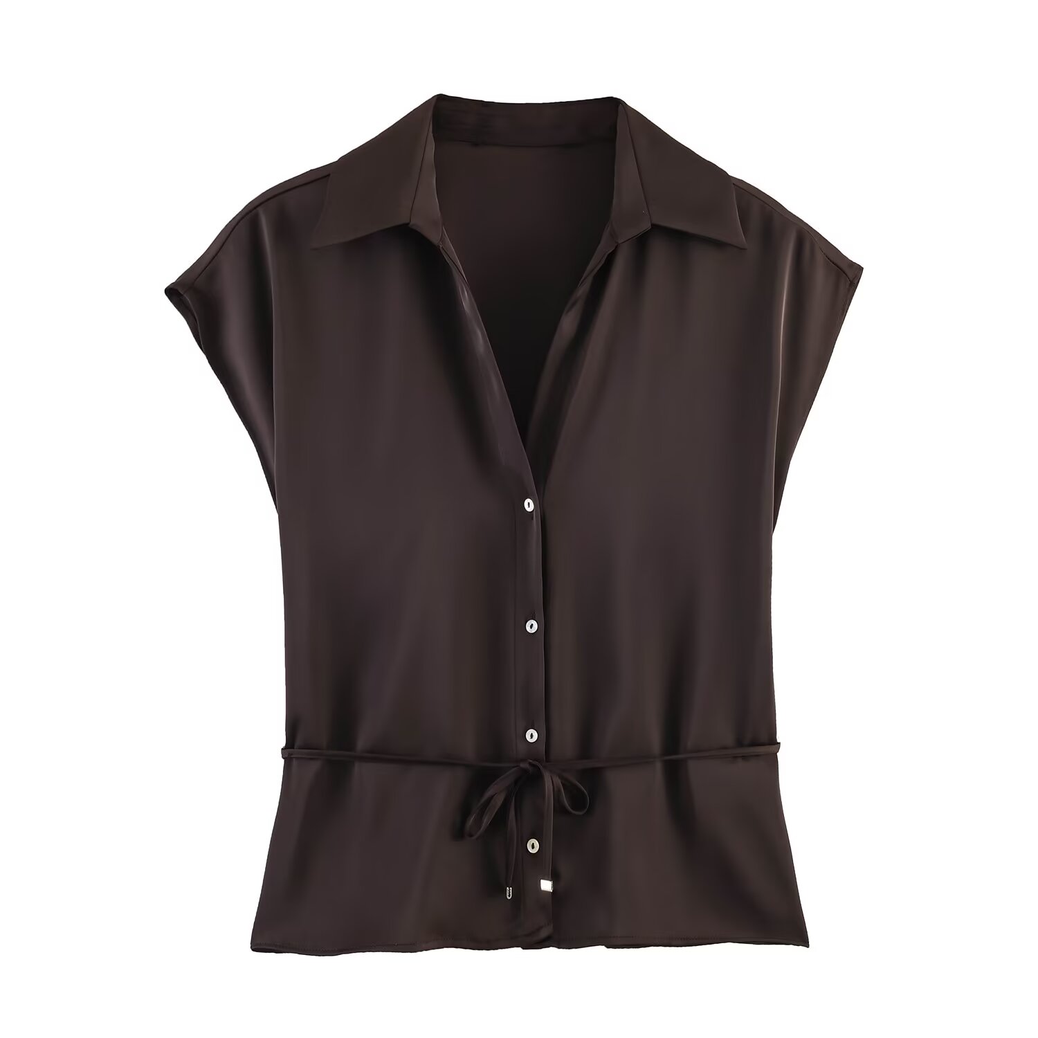 Willshela 女性ファッションベルト付きソリッドシング - Shirt Camp Collar のレビューと価格