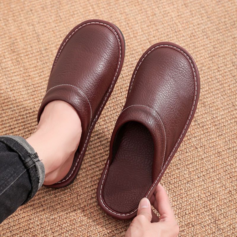 ホームレザー スリッパ メンズ レディース 2024年春新作 - Flip Flop Leather Men のレビューと価格